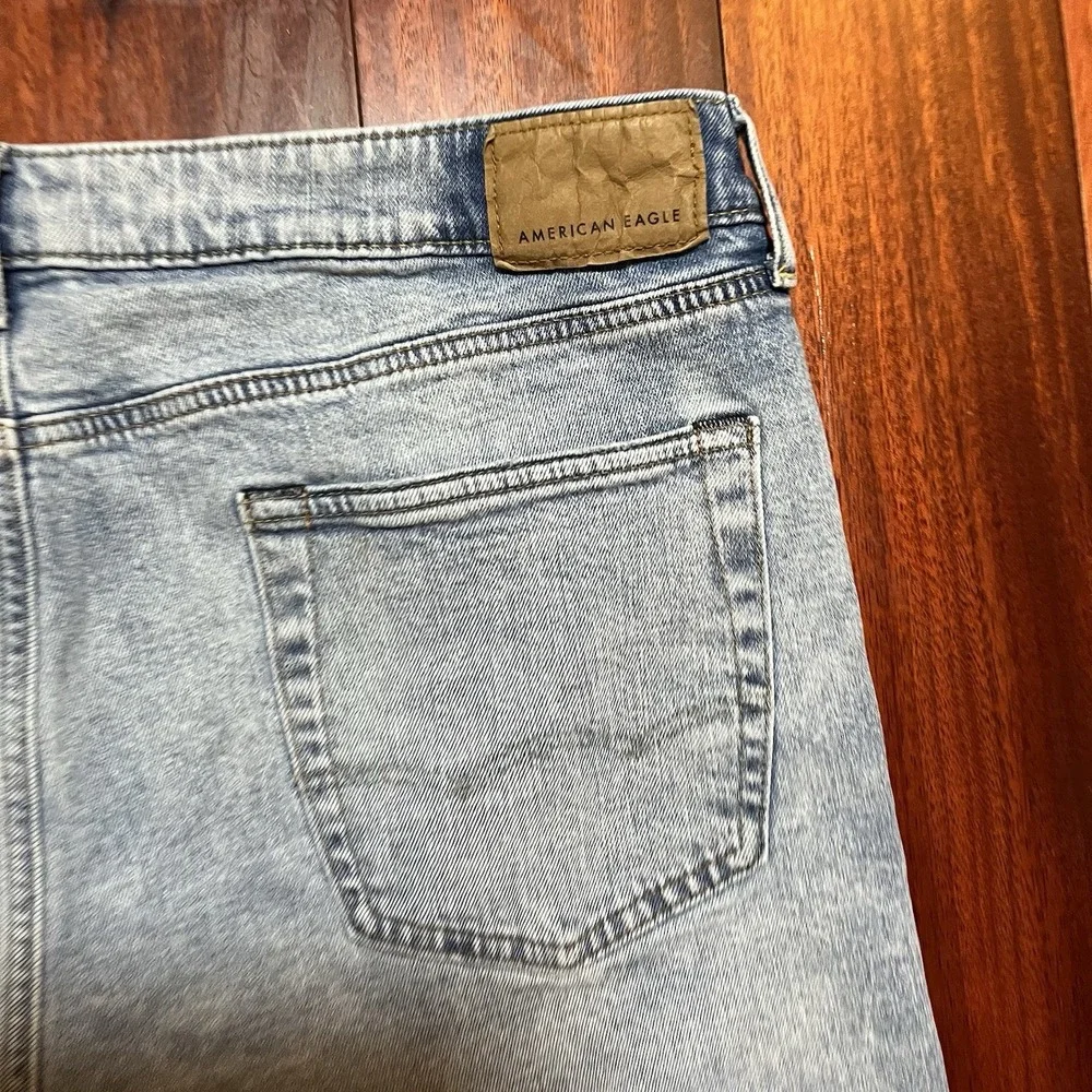 American Eagle Jeans Mens 36x30 Light Wash Athletic Fit EasyFlex Stretch 36x28